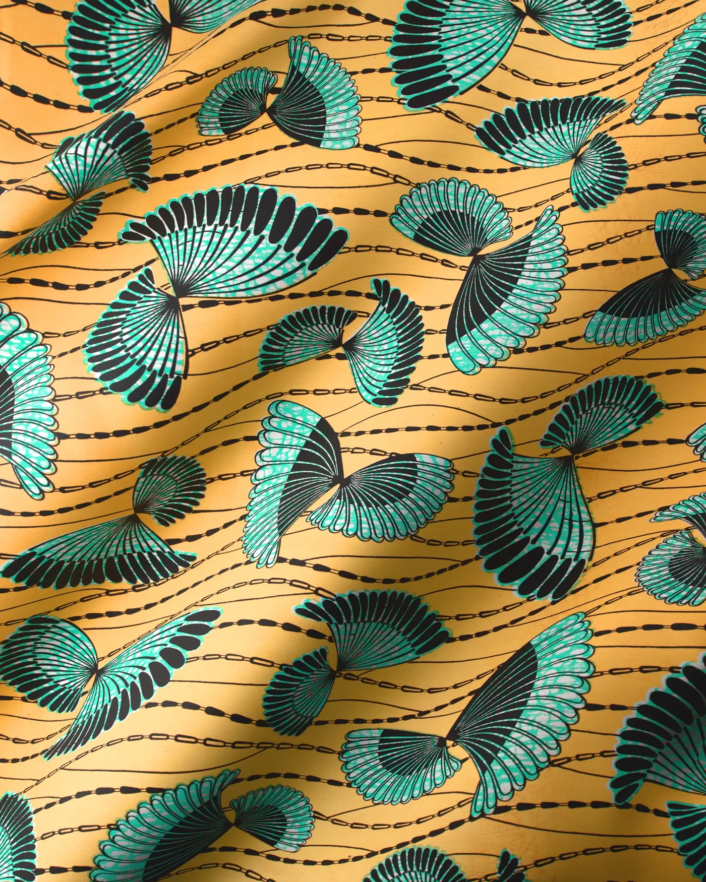 Bride and groom holding hands walking away